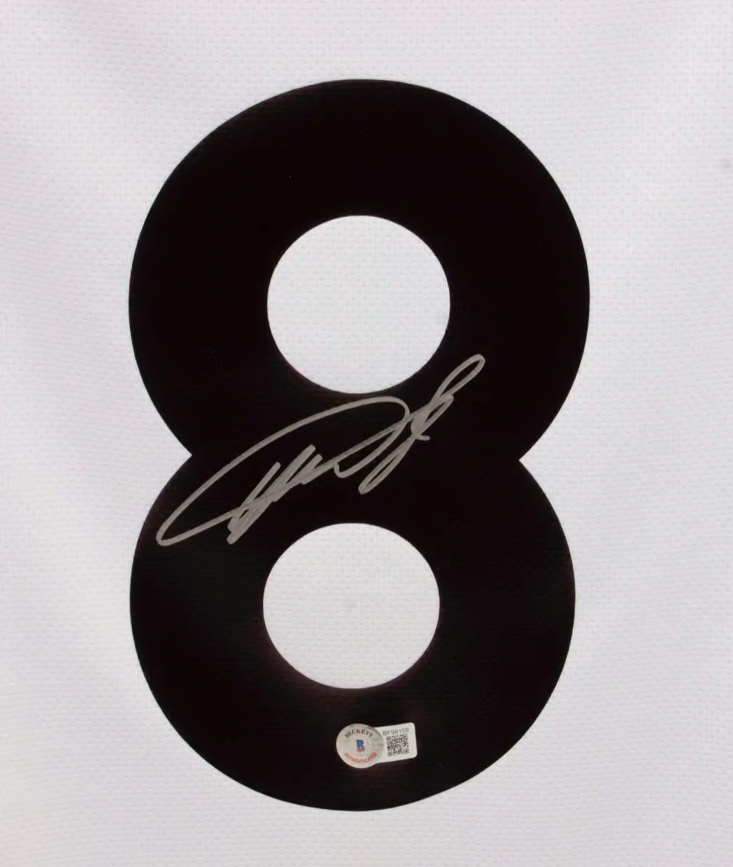 Ricardo Kaka Signed Real Madrid FC Home Soccer Jersey #8 with Beckett Witness